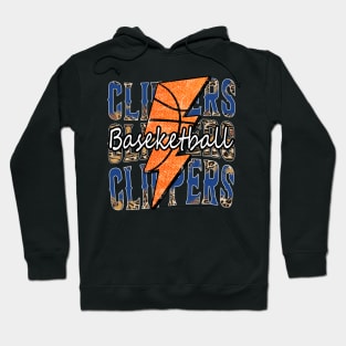 Graphic Basketball Clippers Proud Name Vintage Hoodie